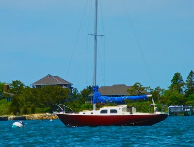 here she sits on her mooring